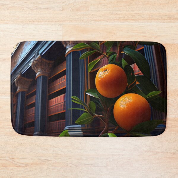 Item preview, Rapidly Mandarins in the Library Digital Painting designed and sold by CodeAndColors.