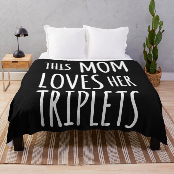 Item preview, This Mom Loves Her Triplets T Shirt designed and sold by Dragon-Copeha.