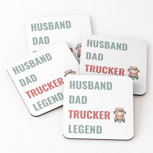 Item preview, Hudband Dad Trucker Legend designed and sold by KateKorsaro.