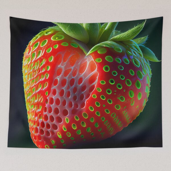 Artikelvorschau, Vibrant Strawberry Nose Digital Painting entworfen und verkauft von CodeAndColors.