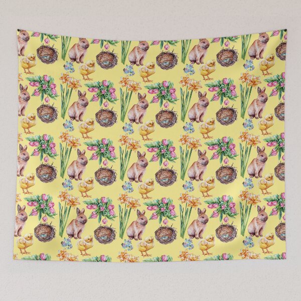 Item preview, Easter Pattern Yellow designed and sold by Katariina Purru.