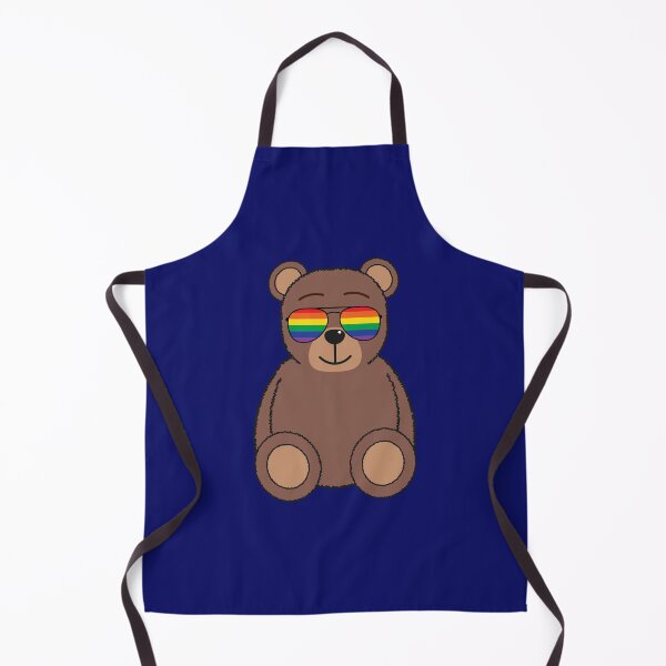 Item preview, Funny Bear Rainbow Sunglasses Gay LGBT Flag designed and sold by Lightfield.