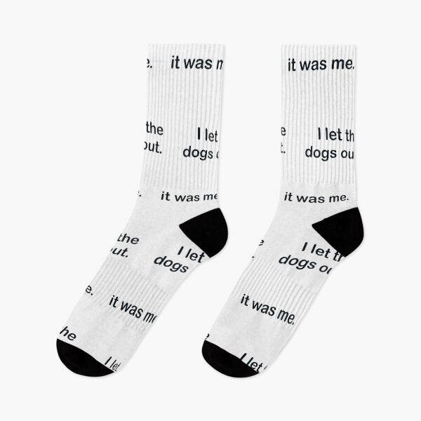 Item preview, It was me. I let the dogs out. designed and sold by Adasha Knight.