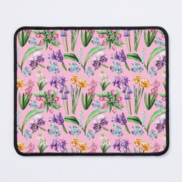 Item preview, Spring Flowers Pattern Pink designed and sold by Katariina Purru.