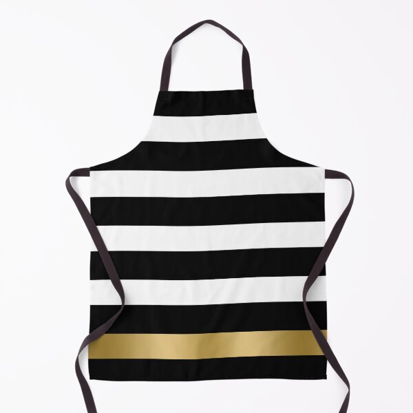 Item preview, Black White And Gold Stripes  designed and sold by GoDesign1.