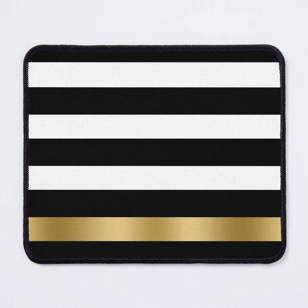 Item preview, Black White And Gold Stripes  designed and sold by GoDesign1.