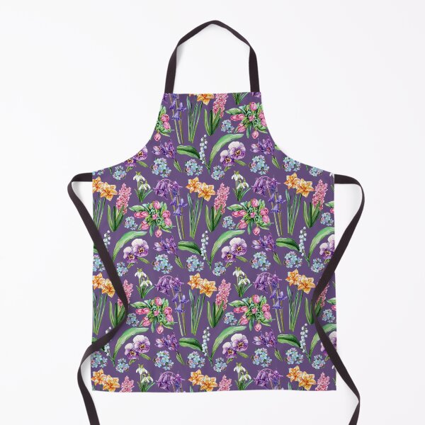 Item preview, Spring Flowers Pattern Purple designed and sold by Katariina Purru.