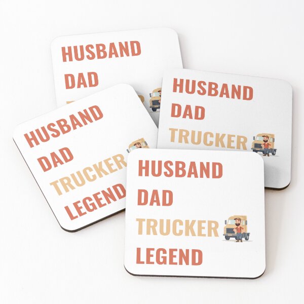 Item preview, Husband Dad Trucker Legend designed and sold by KateKorsaro.