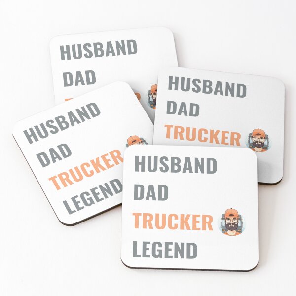 Item preview, Husband Dad Trucker Legend designed and sold by KateKorsaro.