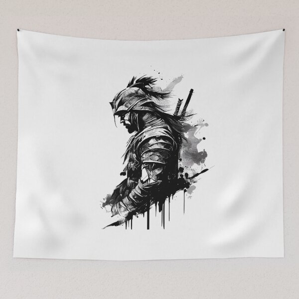 Item preview, Weary Samurai Warrior after Battle designed and sold by ShadowAndSlate.