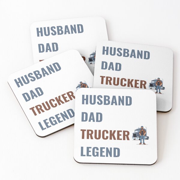 Item preview, Husband Dad Trucker Legend designed and sold by KateKorsaro.