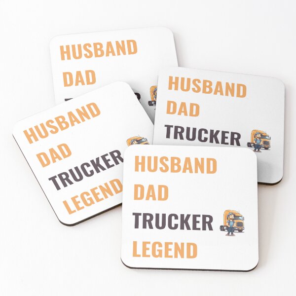 Item preview, Husband Dad Trucker Legend designed and sold by KateKorsaro.