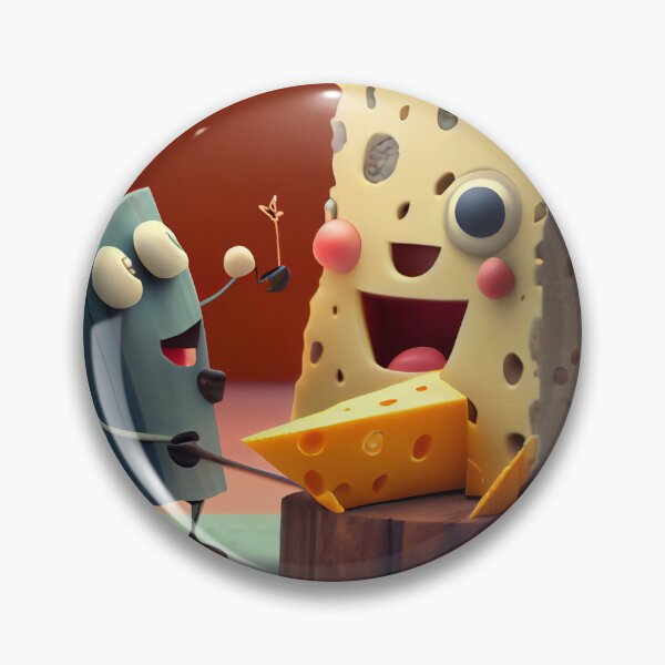Item preview, Puppet and Widgets Cheese Adventure Digital Painting designed and sold by CodeAndColors.