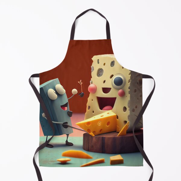 Item preview, Puppet and Widgets Cheese Adventure Digital Painting designed and sold by CodeAndColors.