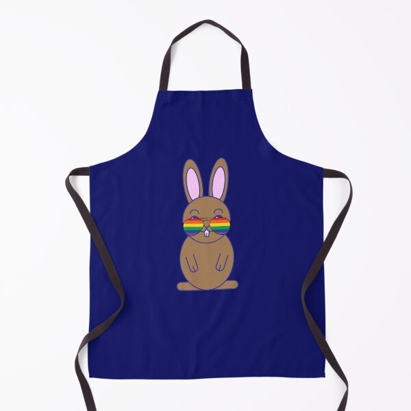 Item preview, Cute Bunny Rabbit Rainbow Sunglasses Gay LGBT Flag designed and sold by Lightfield.