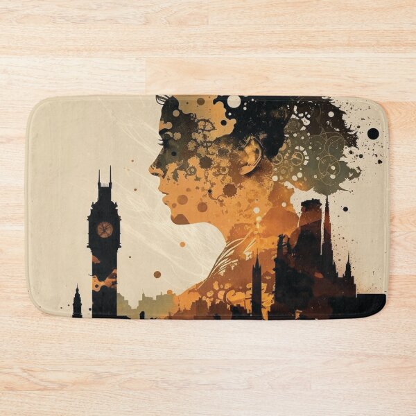 Item preview, Silhouettes of Steampunk Cityscape #3 designed and sold by MindAsylum.