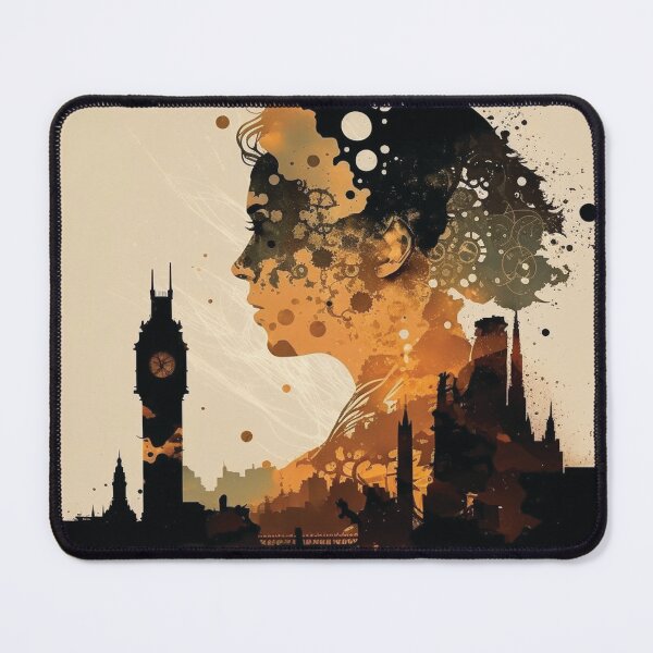 Item preview, Silhouettes of Steampunk Cityscape #3 designed and sold by MindAsylum.
