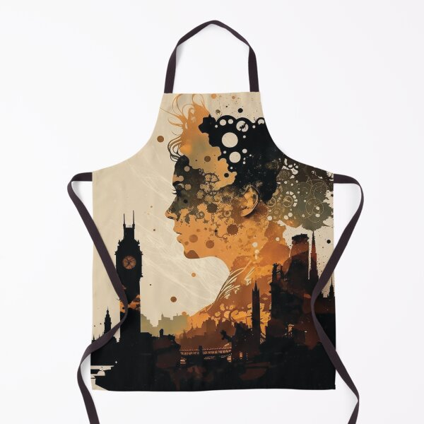 Item preview, Silhouettes of Steampunk Cityscape #3 designed and sold by MindAsylum.