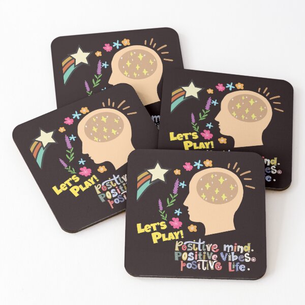 Item preview, Positive Mind Positive Vibes designed and sold by Quirky Dez.