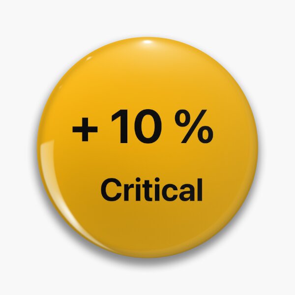 Item preview, 10% critical designed and sold by melanddad.