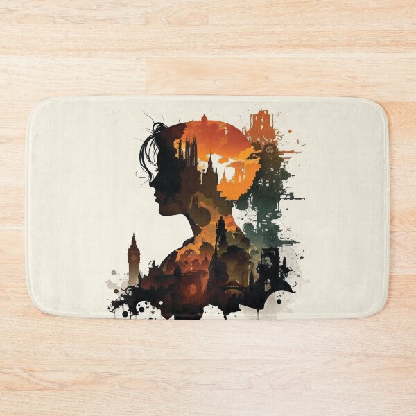 Item preview, Silhouettes of Steampunk Cityscape #2 designed and sold by MindAsylum.