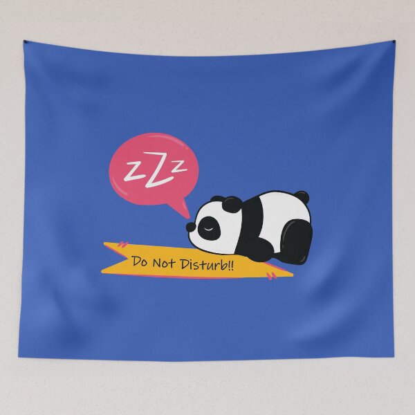 Item preview, Sleepy Panda (Do not Disturb) designed and sold by Cosmodoody.
