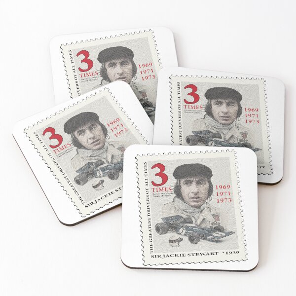 Item preview, Jackie Stewart Stamp designed and sold by Theodor Decker.
