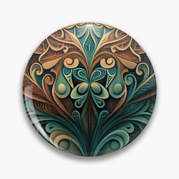 Artikelvorschau, Calming Organic Enchanted Pattern Digital Painting entworfen und verkauft von CodeAndColors.