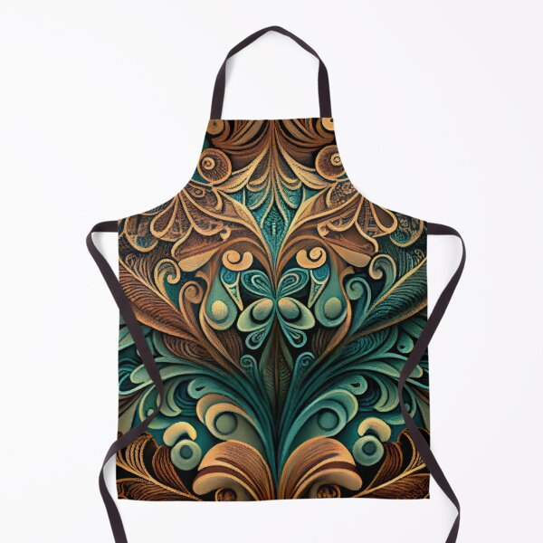Artikelvorschau, Calming Organic Enchanted Pattern Digital Painting entworfen und verkauft von CodeAndColors.