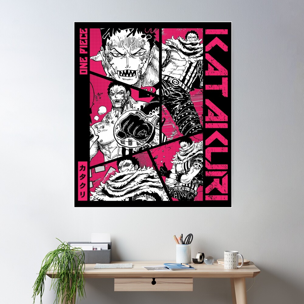 Charlotte Katakuri - One Piece Manga Panel color version Sticker