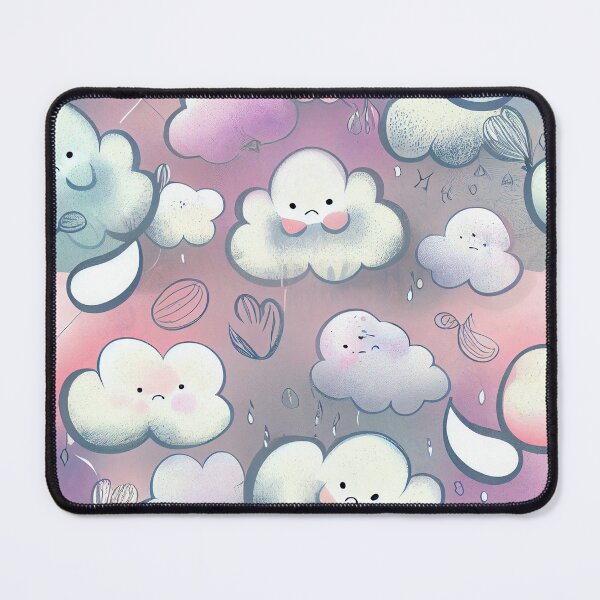 Item preview, Soft Cute Dreamy Modern Pattern Digital Painting designed and sold by CodeAndColors.