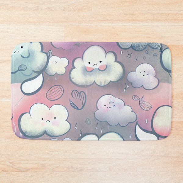 Item preview, Soft Cute Dreamy Modern Pattern Digital Painting designed and sold by CodeAndColors.