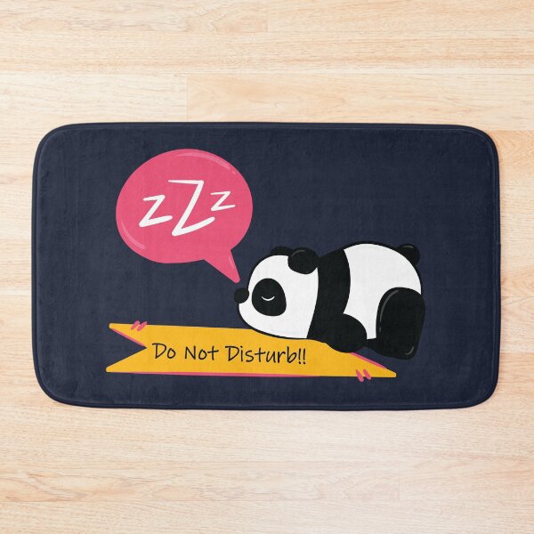 Item preview, Sleepy Panda (Do not Disturb) designed and sold by Cosmodoody.