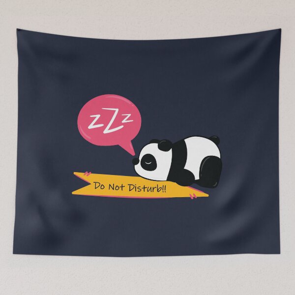Item preview, Sleepy Panda (Do not Disturb) designed and sold by Cosmodoody.