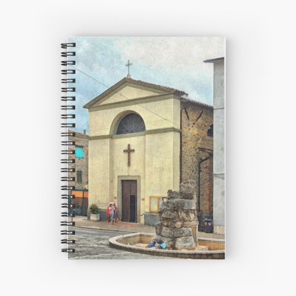 Item preview, Church and Fountain Tavernelle Umbria designed and sold by ShannathShima.