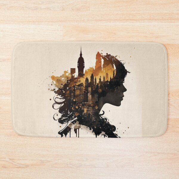 Item preview, Silhouettes of Steampunk Cityscape designed and sold by MindAsylum.