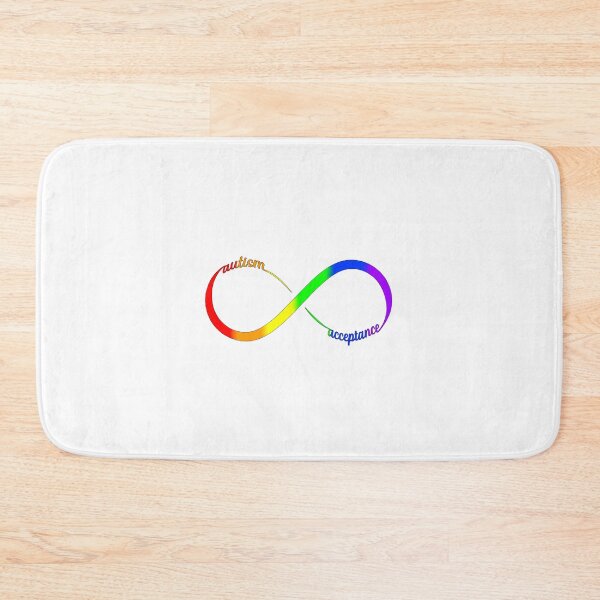 Item preview, autism acceptance infinity loop rainbow designed and sold by KyttsyKrafts.