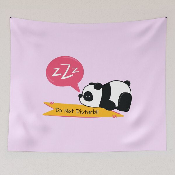 Item preview, Sleepy Panda (Do not Disturb) designed and sold by Cosmodoody.
