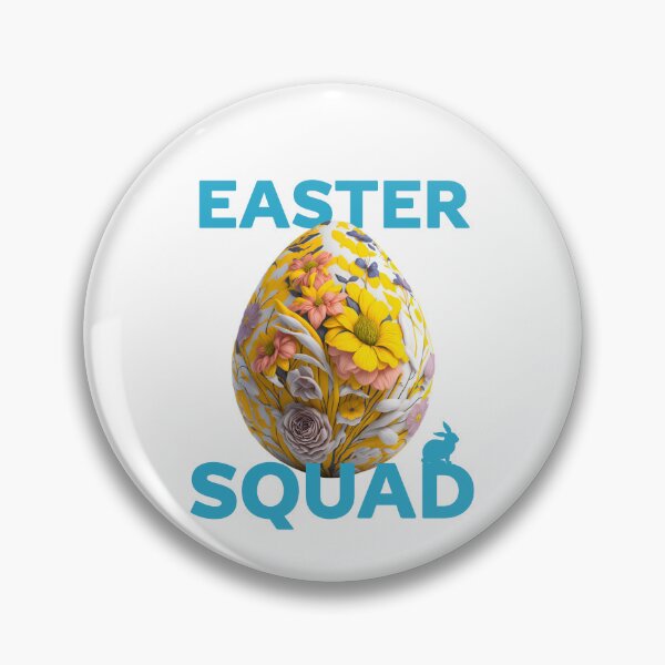 Item preview, Easter SQUAD Design with Floral Elements - Easter time 2023 designed and sold by ZEFMAG.