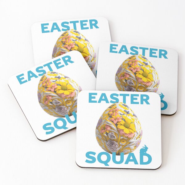 Item preview, Easter SQUAD Design with Floral Elements - Easter time 2023 designed and sold by ZEFMAG.