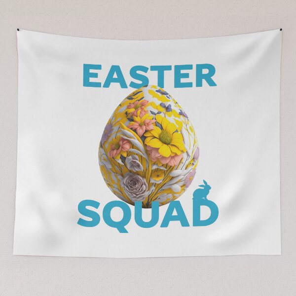 Item preview, Easter SQUAD Design with Floral Elements - Easter time 2023 designed and sold by ZEFMAG.