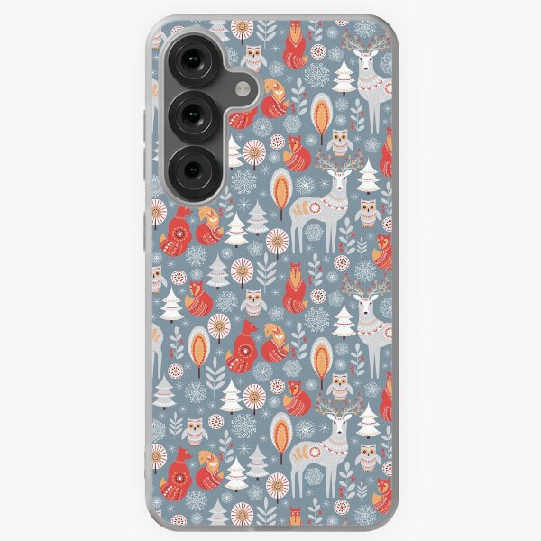 Item preview, Seamless pattern with winter forest, deer, owl and Fox. The Scandinavian style.  designed and sold by Skaska.