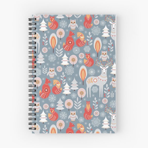 Item preview, Seamless pattern with winter forest, deer, owl and Fox. The Scandinavian style.  designed and sold by Skaska.