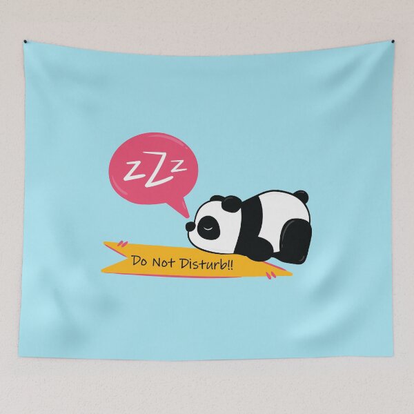 Item preview, Sleepy Panda (Do not Disturb) designed and sold by Cosmodoody.
