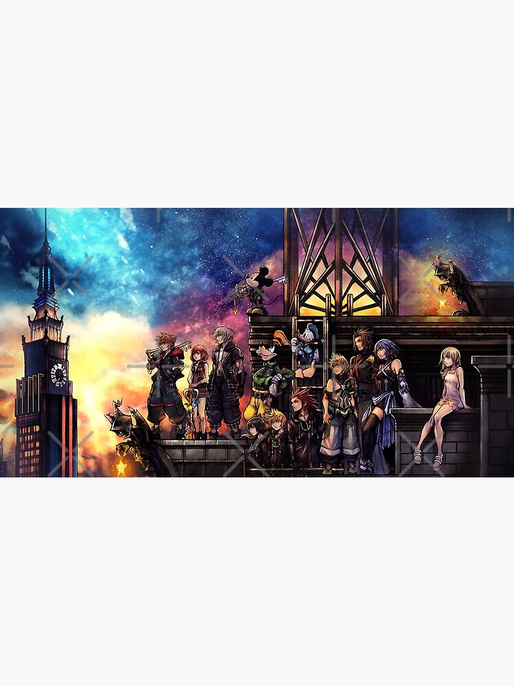 Aperçu 5 sur 5. Tapis de souris avec l'œuvre JRPG Kingdom Hearts créée et vendue par CelinaCole2k.