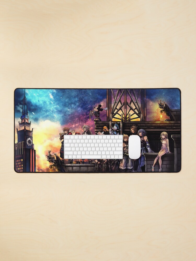 Aperçu 1 sur 5. Tapis de souris avec l'œuvre JRPG Kingdom Hearts créée et vendue par CelinaCole2k.