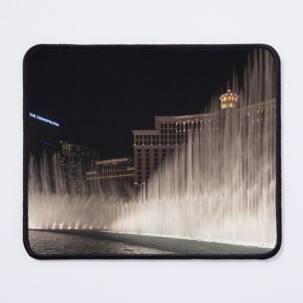 Item preview, Midnight Dancing Fountain Veil - Bellagio and Cosmopolitan Las Vegas Nevada designed and sold by Georgia Mizuleva.