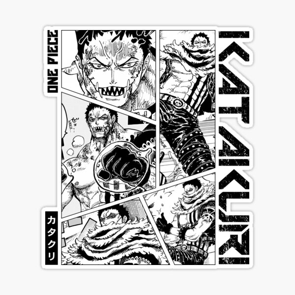 Charlotte Katakuri - One Piece Manga Panel color version Sticker