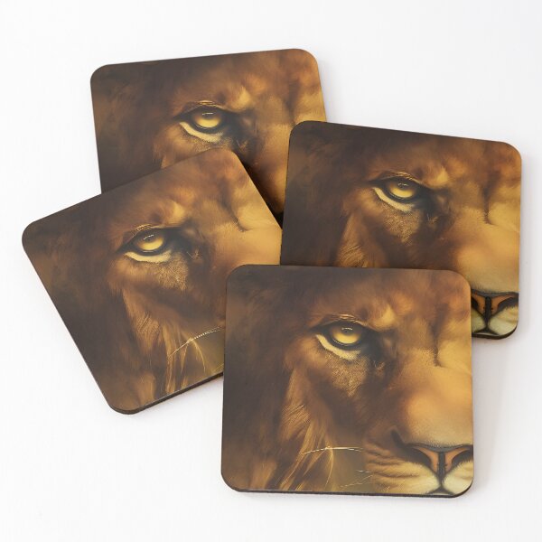 Item preview, León con mirada intensa designed and sold by ViktorVigo.