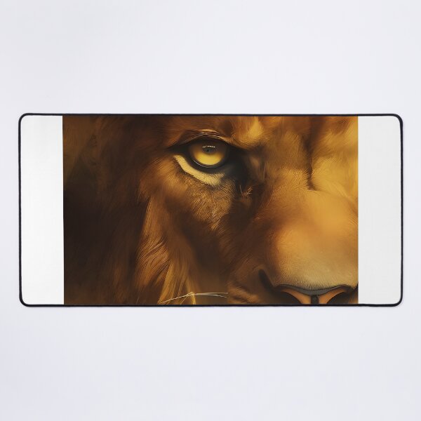 Item preview, León con mirada intensa designed and sold by ViktorVigo.